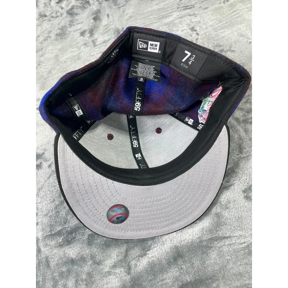 59fifty San Diego Padres Hat Cap 7 3/4 Fitted Retro‎ City Flannel Plaid Era NEW